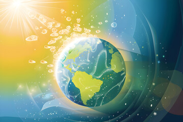 Illustrative Representation of Methane&rsquo;s Contribution to Global Warming and Climate Change