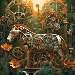 mechanical horse