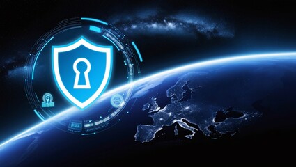 Cybersecurity, digital protection, data security, encryption, network security, firewall, cyber...