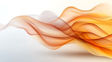 A dynamic and energetic abstract background featuring a mesmerizing blend of smooth orange and yellow flowing lines, creating a sense of movement and vitality
