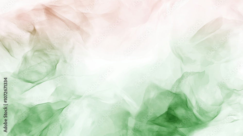 Poster a dreamy blend of blush pink and forest green creates an ethereal abstract texture in soft hues