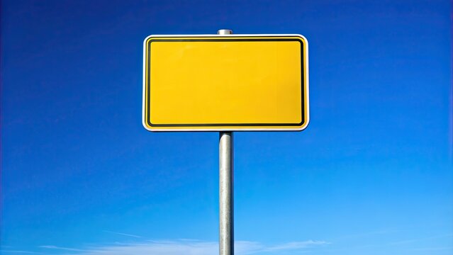 road sign pole against clear blue sky, road sign, pole, transportation, road safety
