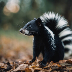 Skunk Closeup
