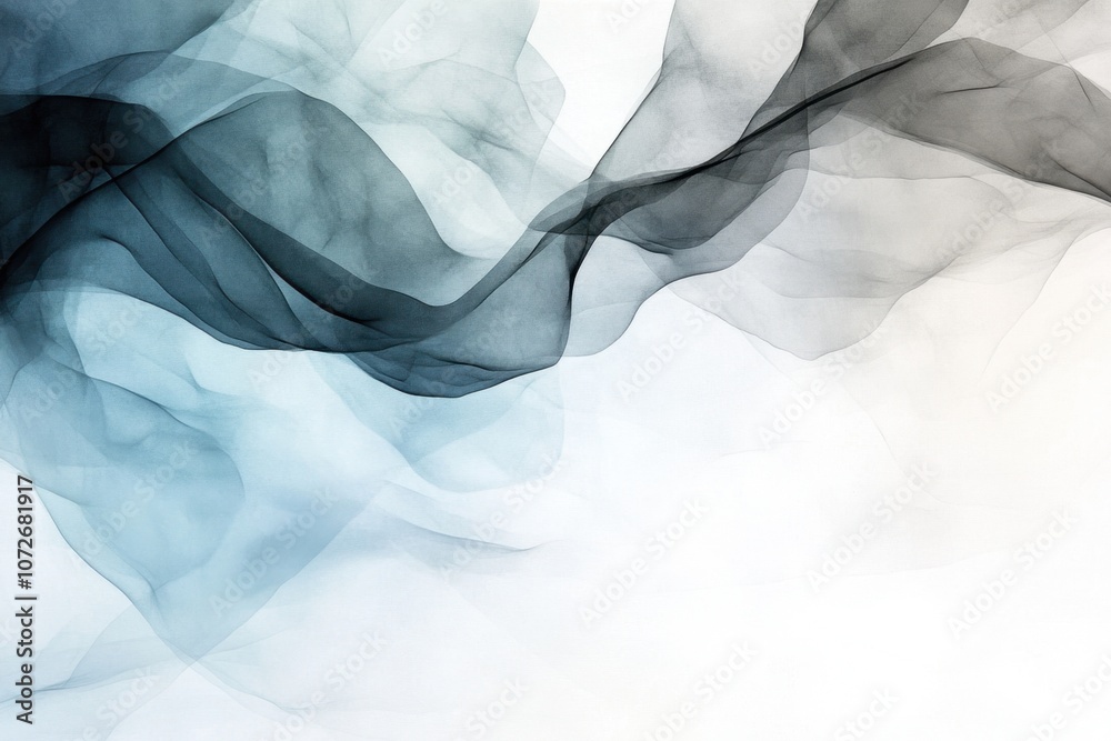 Poster graceful swirls of electrostatic ink wash dance across a canvas, creating ethereal patterns at noon