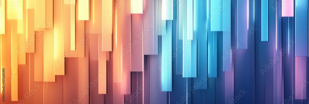 Poster colorful glowing code blocks create a vibrant technology backdrop for digital inspiration
