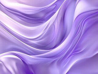 Obraz premium Abstract Purple Wavy Background - Flowing Lines, Smooth Texture, Digital Art, Design Element