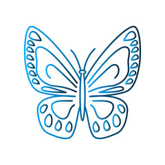 Butterfly icon template