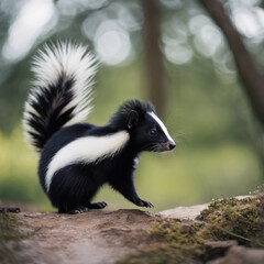 Skunk Closeup