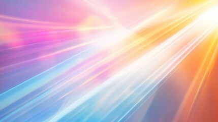 Abstract Pastel Background with Diagonal Lines and Light Effects.