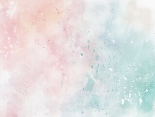 Fototapeta premium Abstract Watercolor Background with Pink, Blue and White Splashes