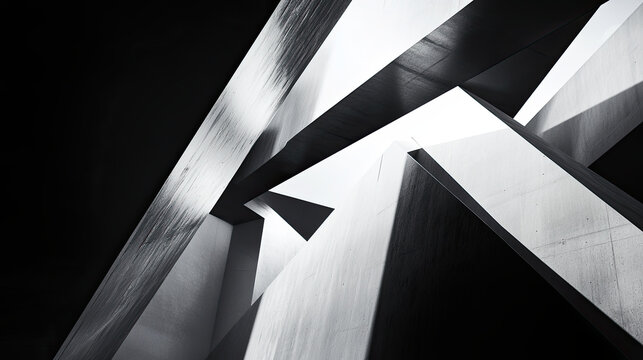 Minimalist abstract design with sharp angles, reflecting professionalism