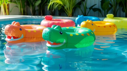 Made from durable and textured material these inflatable toys are perfect for indoor or outdoor playtime.