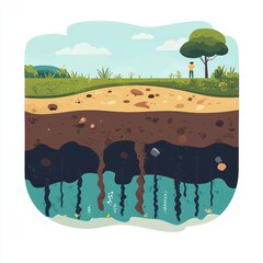 Soil Health and Contamination Effects Visualization