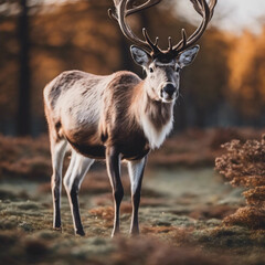 Fototapeta premium Reindeer Closeup