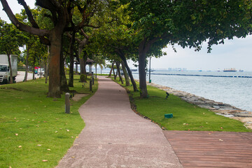 Pathway along the sea side