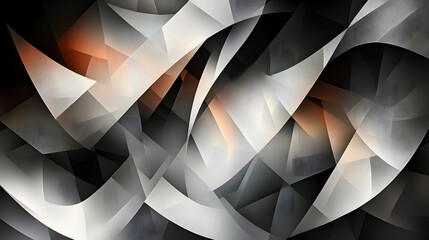Obraz premium Abstract geometric pattern with sharp contrasts.
