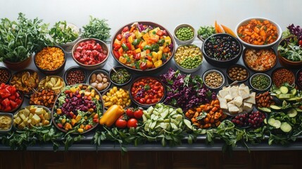 Fototapeta premium Healthy Food Buffet