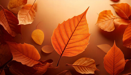 Single Autumn Maple Leaf