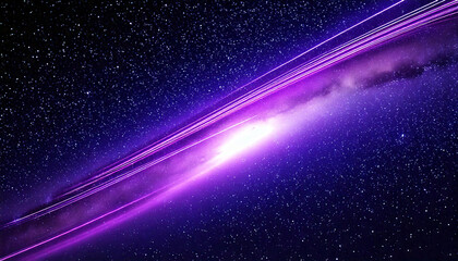Obraz premium Blue and purple light rays on a dark background