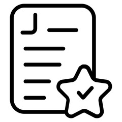 Document Line Icon