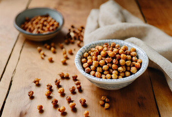 Seasoned Chickpeas for Crunchy Snacking
