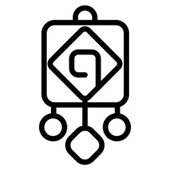 Ornament Line Icon
