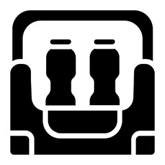 Drink Crate Solid Icon