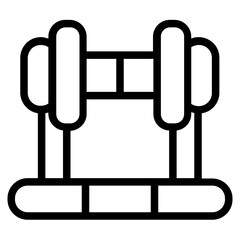 Exercise Line Icon