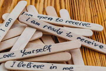 I am ready to receive, positive thoughts to increase self esteem, improvement