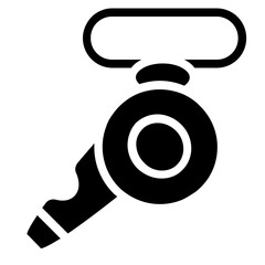 Whistle Solid Icon