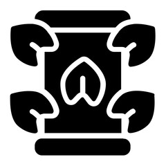 Hydroponic Solid Icon