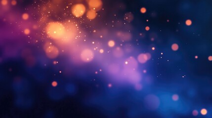 Abstract Colorful Bokeh Background with Light Effects