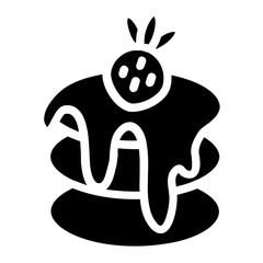 Strawberry Solid Icon