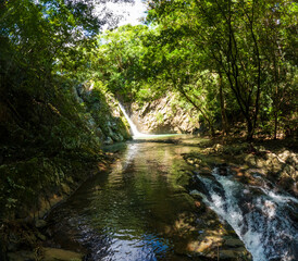 Cascada en las montañas de la Provincia De Los Santos