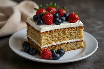 cheesecake with berries