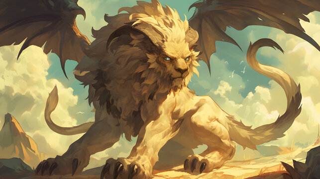 Manticore Monster Fantasy