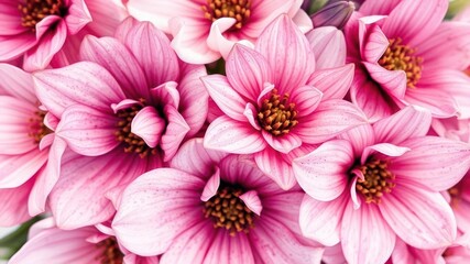 Fototapeta premium Vibrant watercolor illustration of various flowers in full bloom, flora, flowers