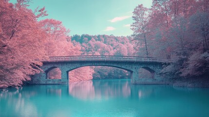 Fototapeta premium Bridge Over Still Waters