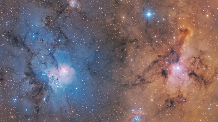 Obraz premium nebula in the space, stardust