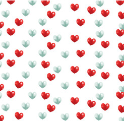 3D love background vector illustration