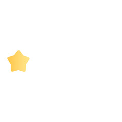 cute gradient loading bar with star Illustration 