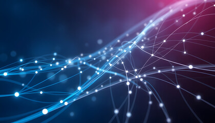 Background conceptual image with social connection lines on panoramic fone isolated with white highlights, png