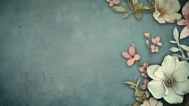 Charming Retro Nostalgic Paper Background: A Journey to the Past