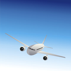 airplane in the sky