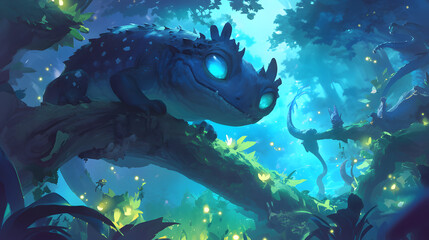 Salamander Monster Fantasy