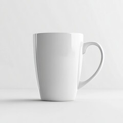 realistic high quality white mug cup mockup isolated