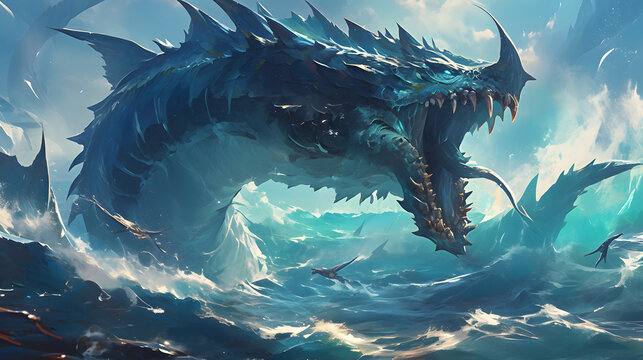 Sea Serpent monster fantasy