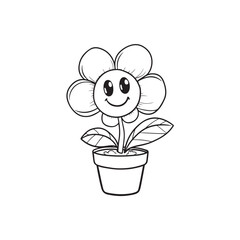 flower in a pot