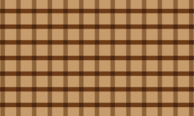 abstract brown gingham plaid line pattern on brown.