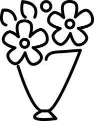 flower bouquet icon